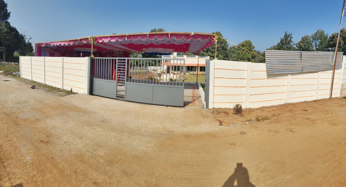 Grand Entrance, Parking Area & Event Lawn View